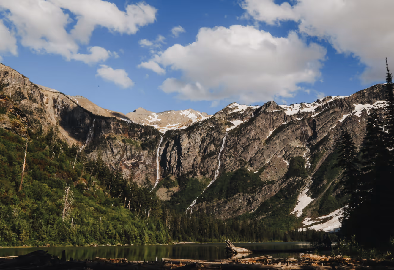 Bride and groom standing in Montana meadow at Highland Ranch