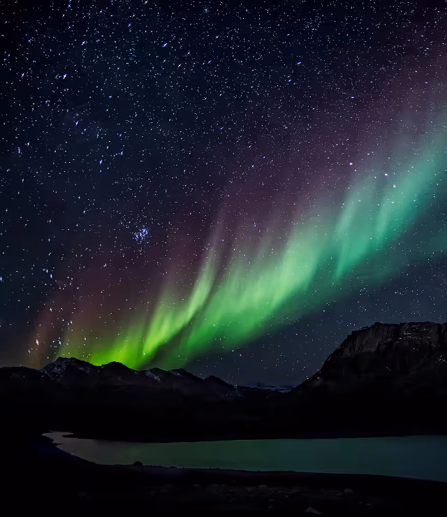 Experience breathtaking dark skies and the rare Northern Lights.