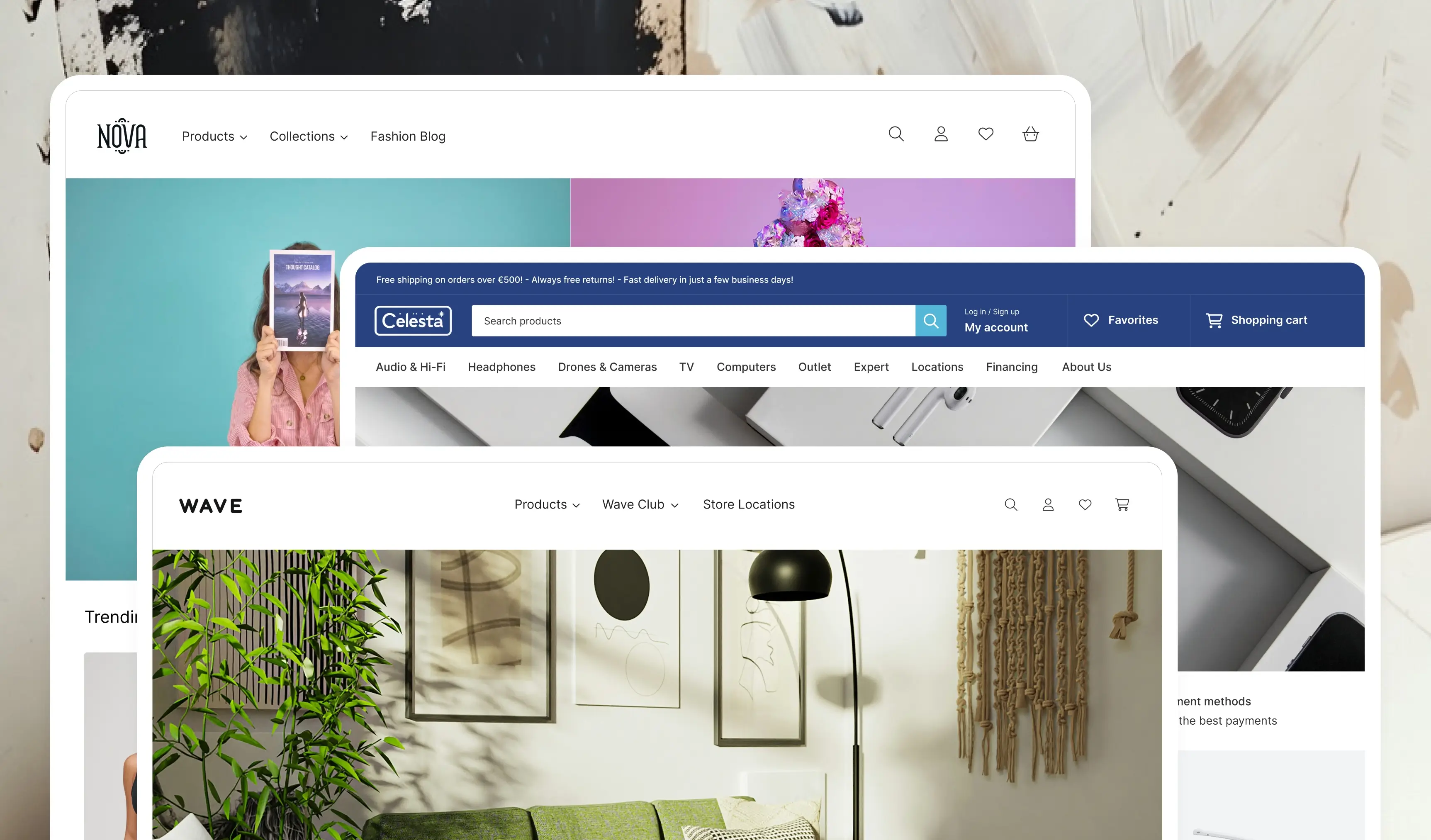 Dashboard mockup