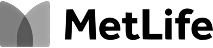 MetLife company logo with stylized blue and gray M symbol and black text.