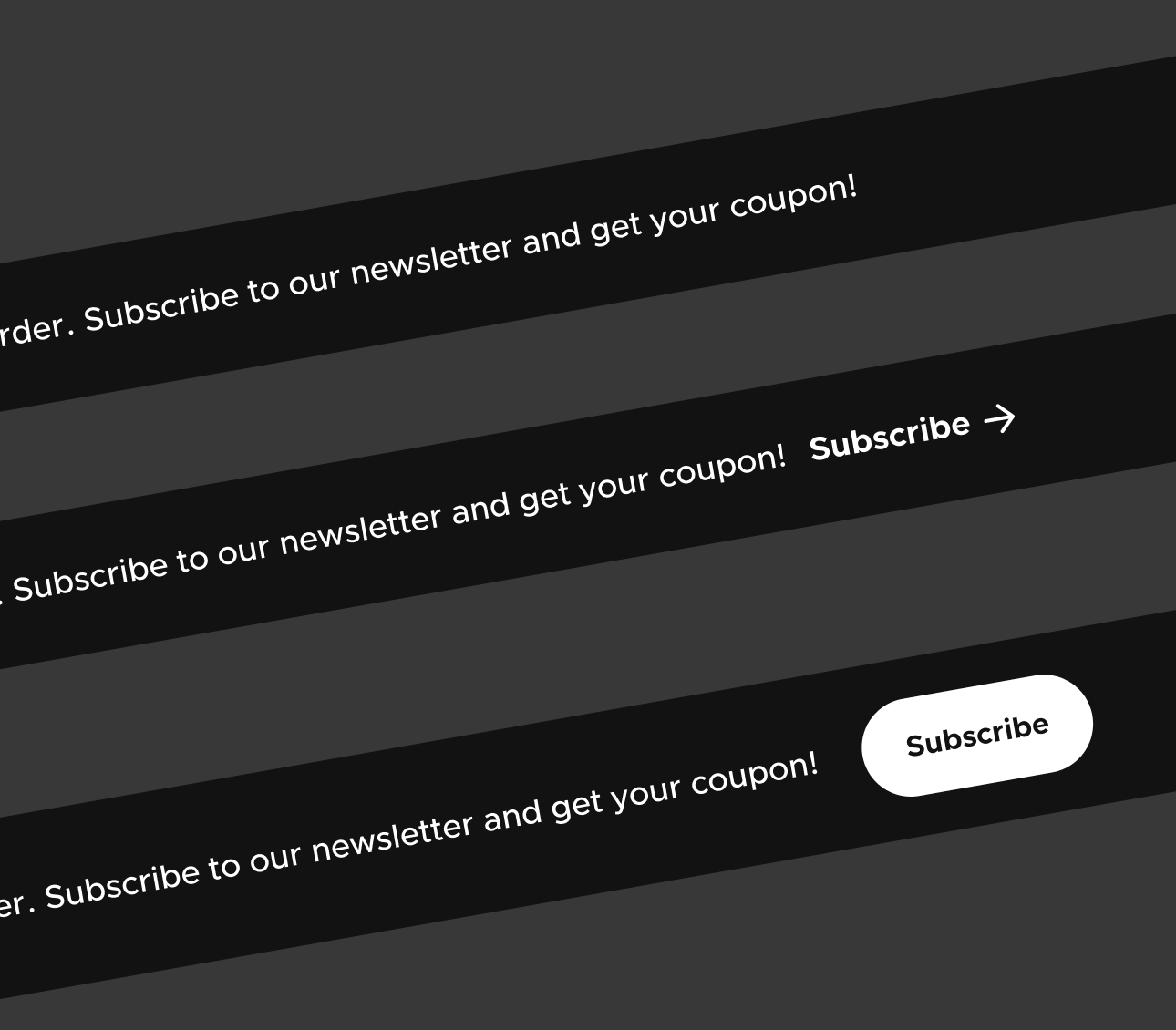 3 Notification Bars - Coworking X Webflow Template