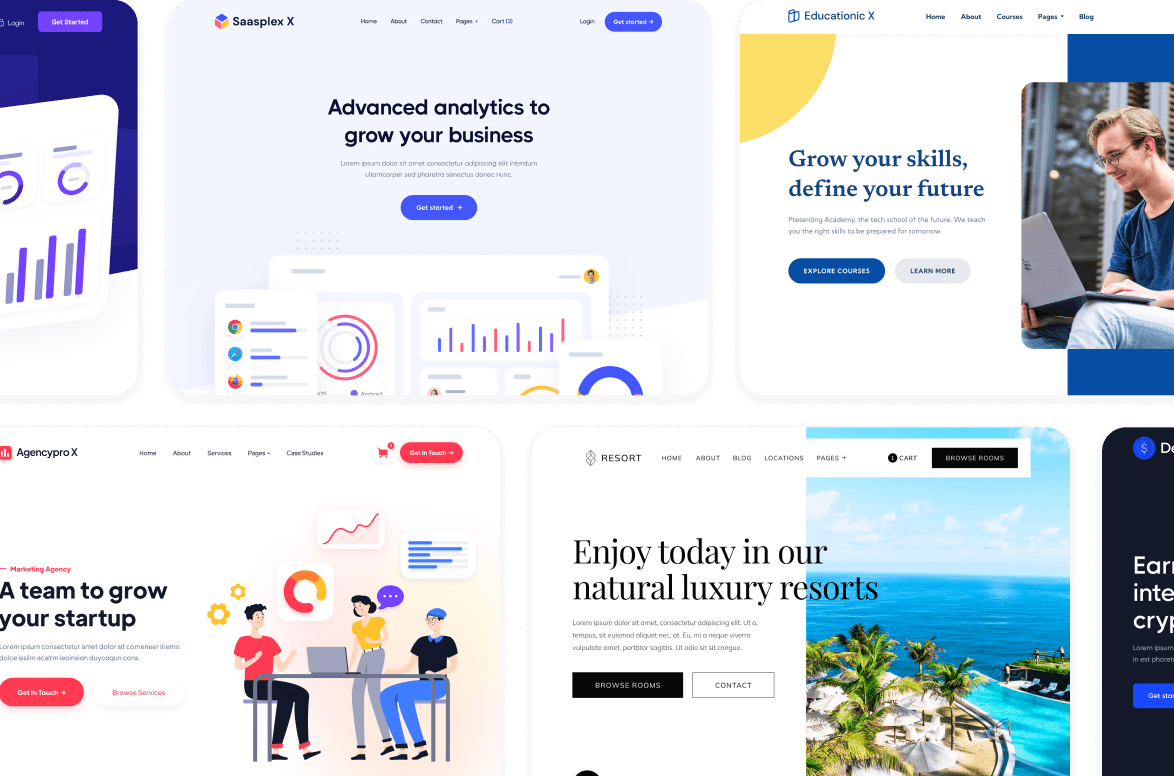Browse All Templates - Coworking X Webflow Template