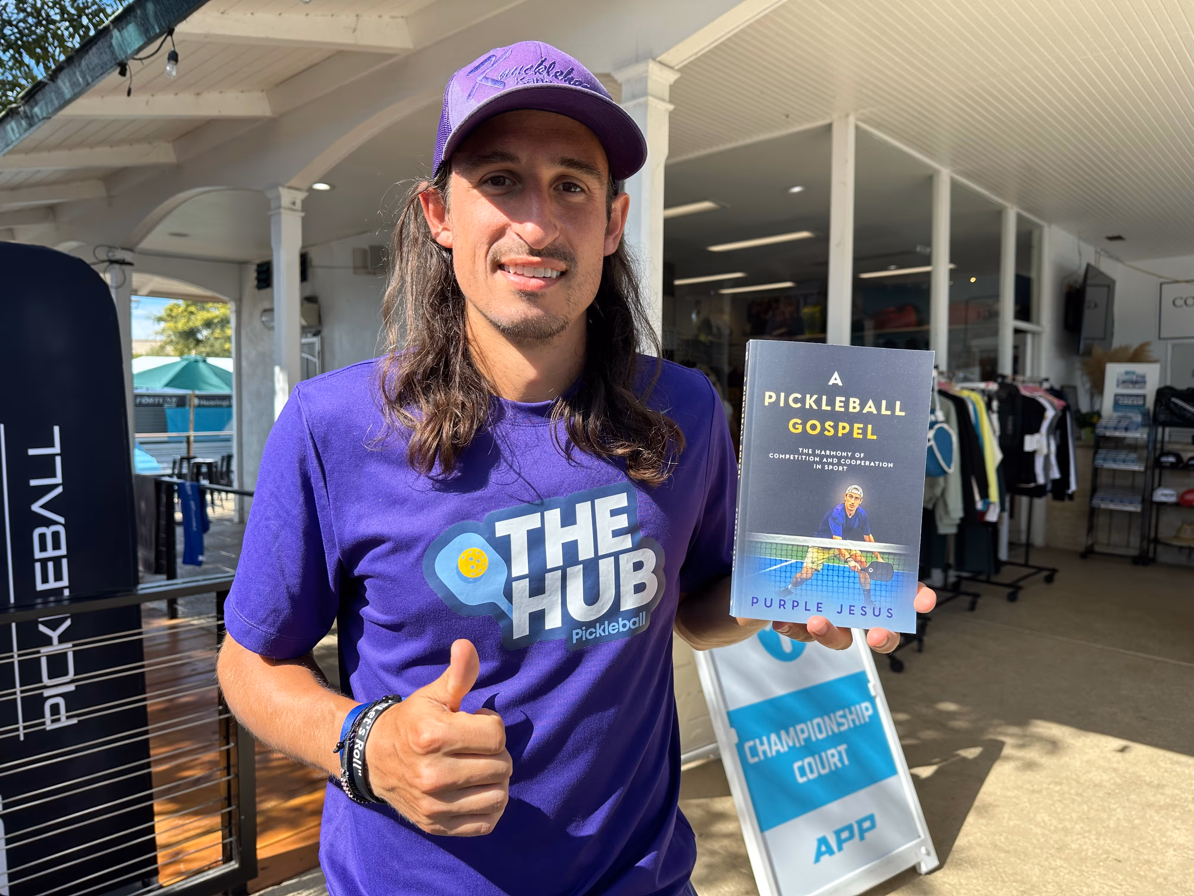 At the OWL APP Newport Beach Open in October 2024, professional pickleball player Max Manthou conducted a book launch and signing; the next day he went on to win gold in men's pro doubles with Erik Lange and gold in mixed pro doubles with Christine Maddox