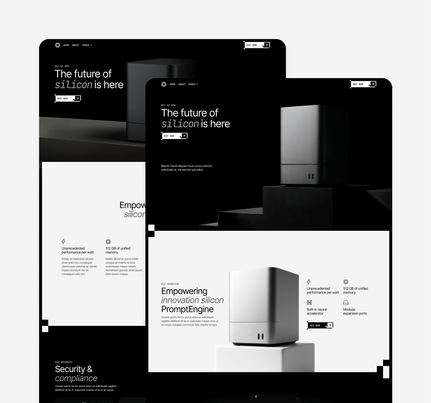 PromptEngine 15 Pages LLM Webflow Template | BRIX Template
