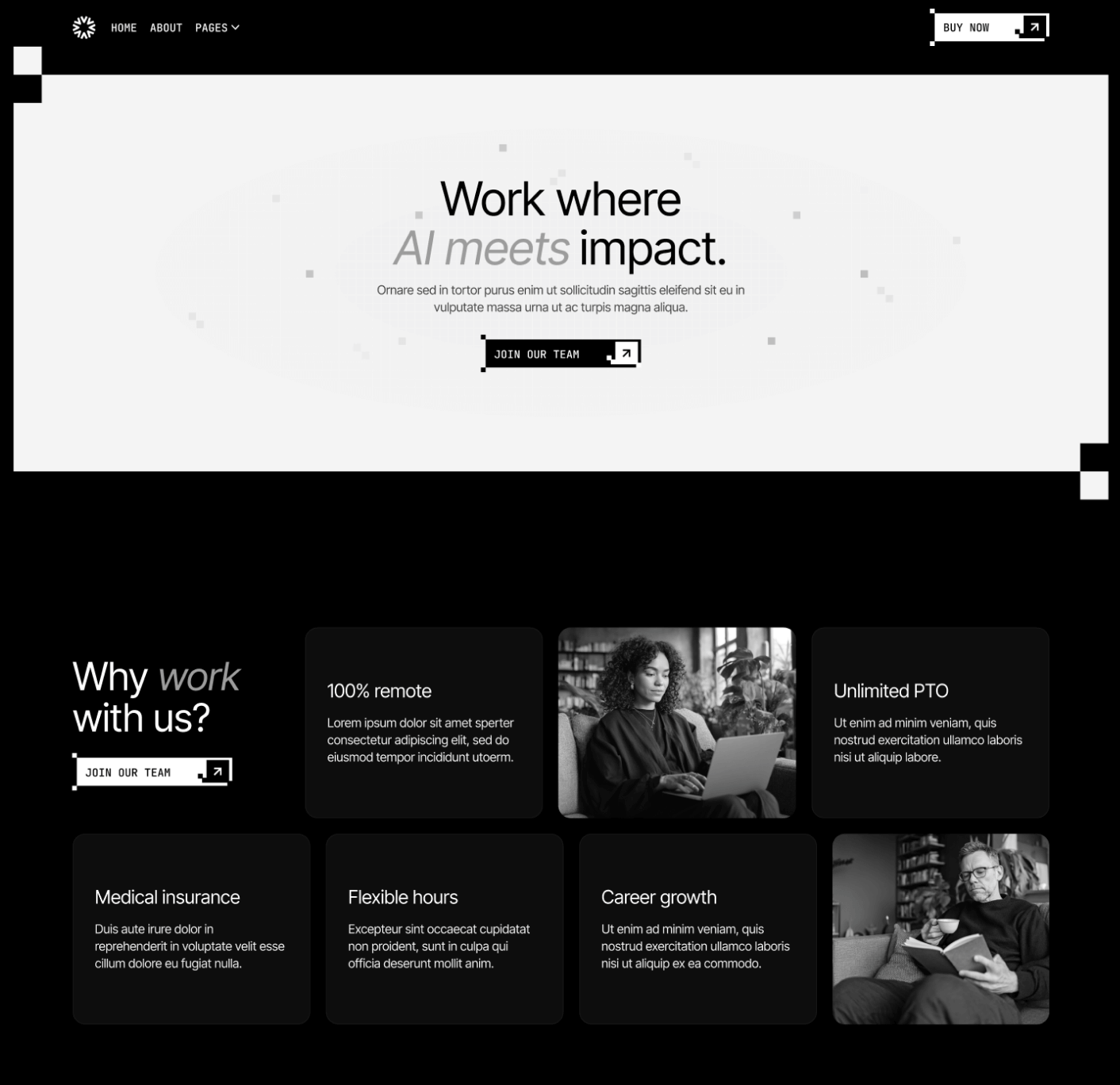 PromptEngine Careers Main Page LLM Webflow Template | BRIX Template