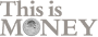 "This is MONEY" text logo with a stylized globe inside the letter O.
