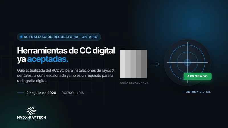 Herramientas de control de calidad digital ya aceptadas: actualización del RCDSO, 2 de julio de 2026