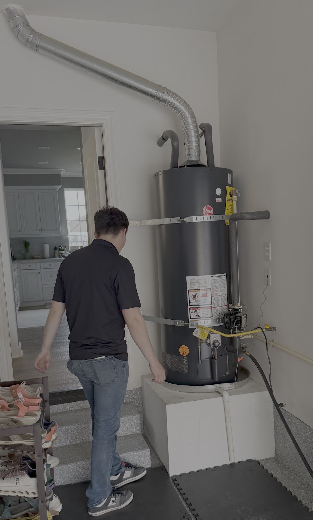 Water heater service from Sergey's review