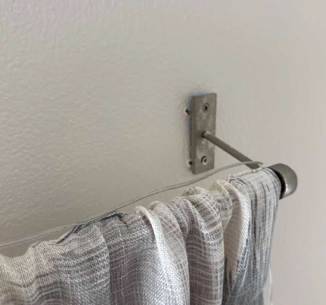 Curtain rod brackets
