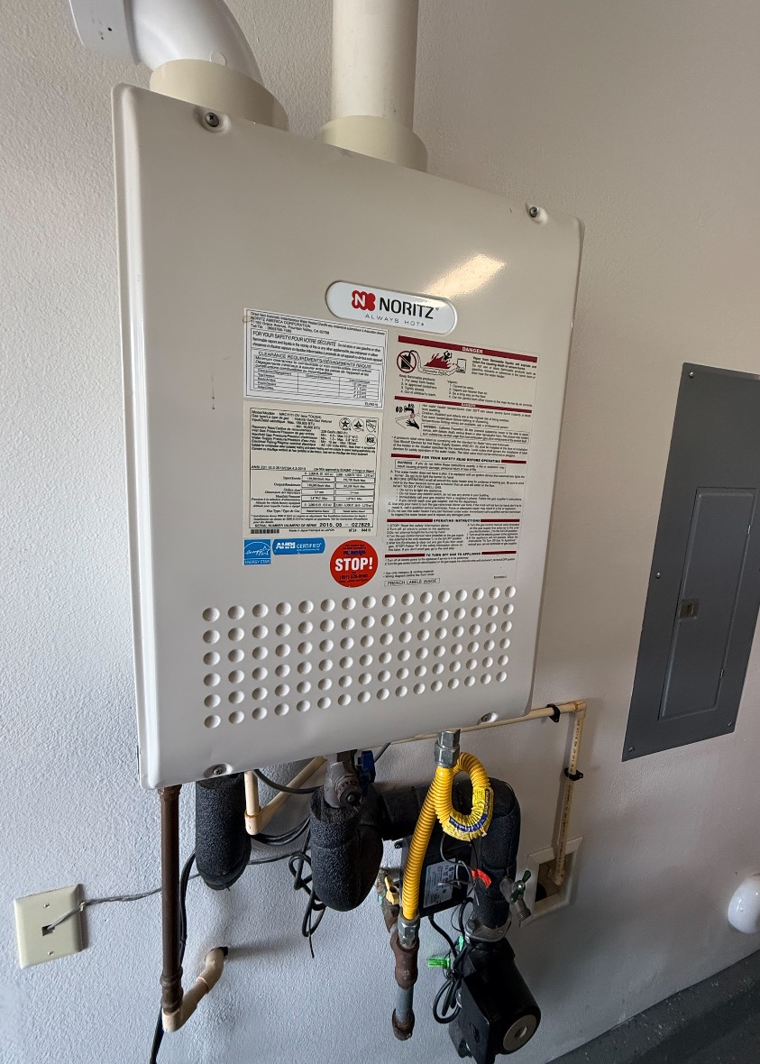 Flush water heater