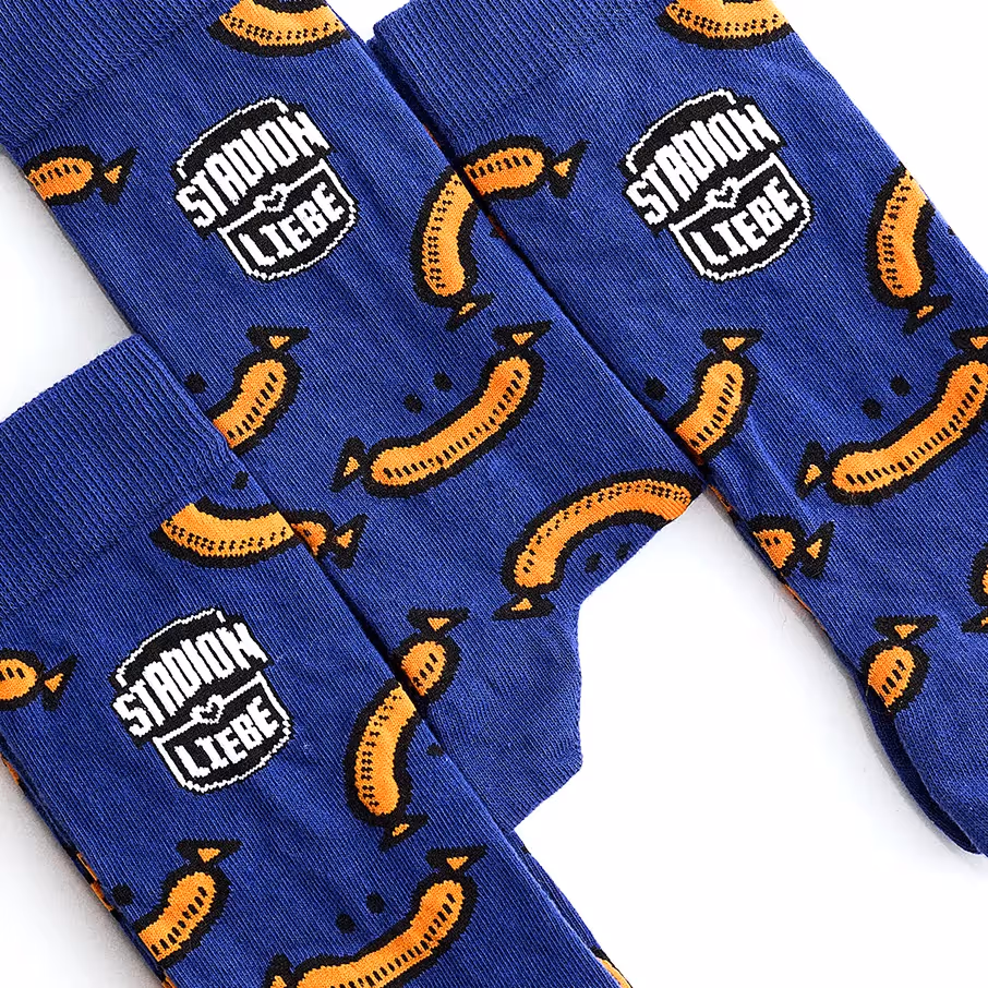 Merchandise Socken mit Pattern und Branding