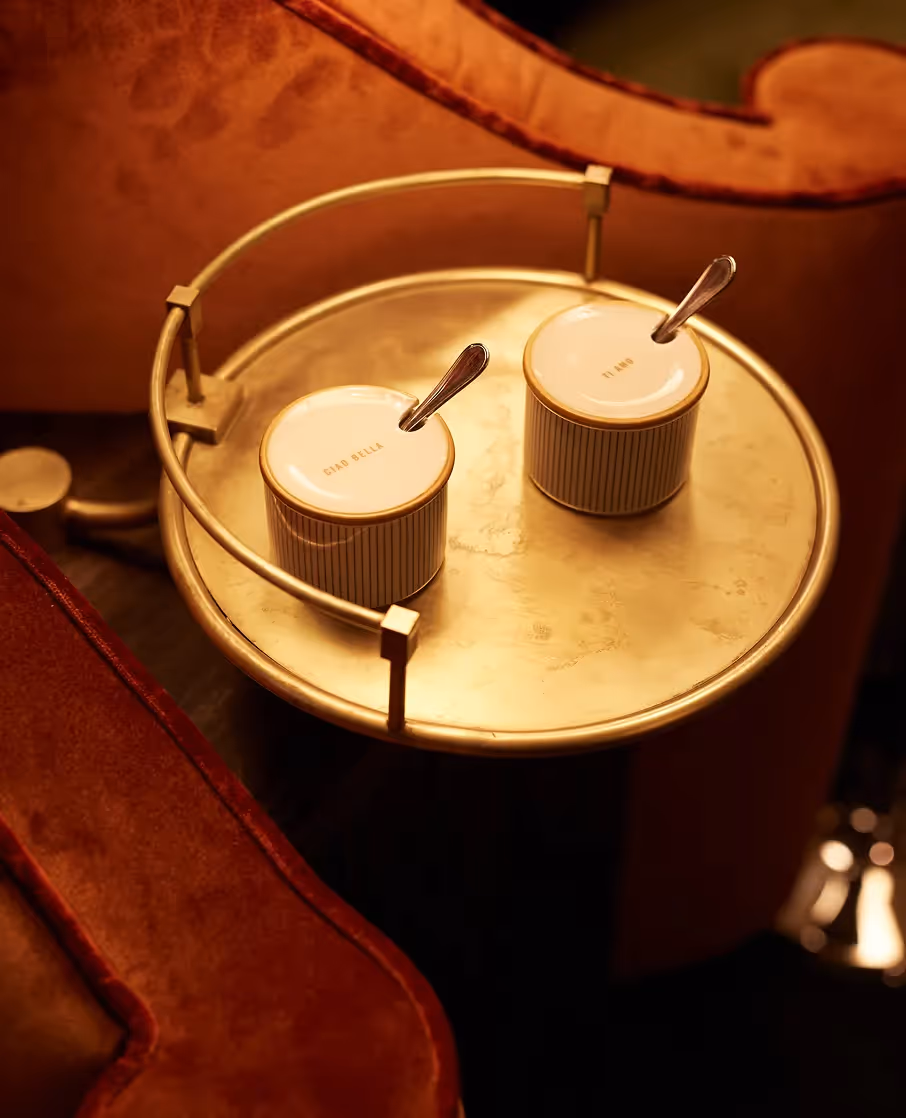 Barbereich mit Drinks