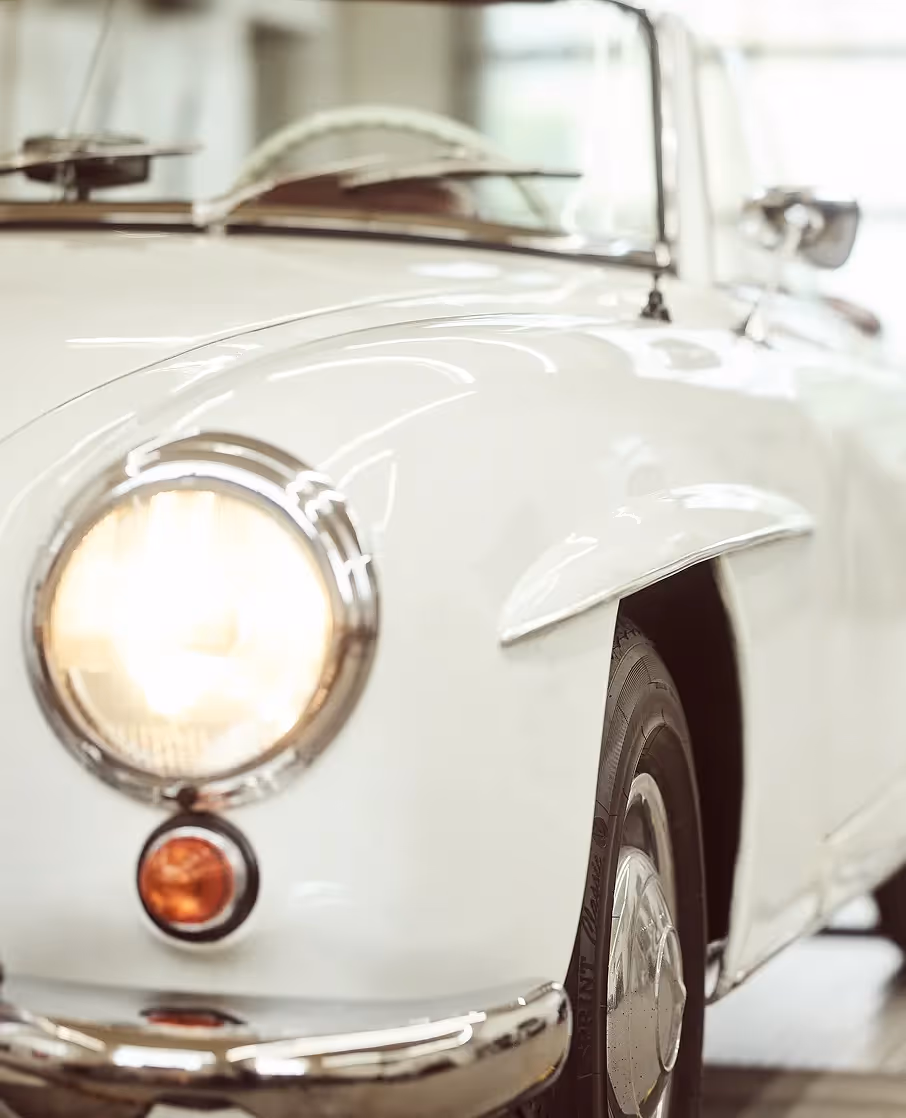Oldtimer-Fahrzeug als Referenz für Wertgutachten
