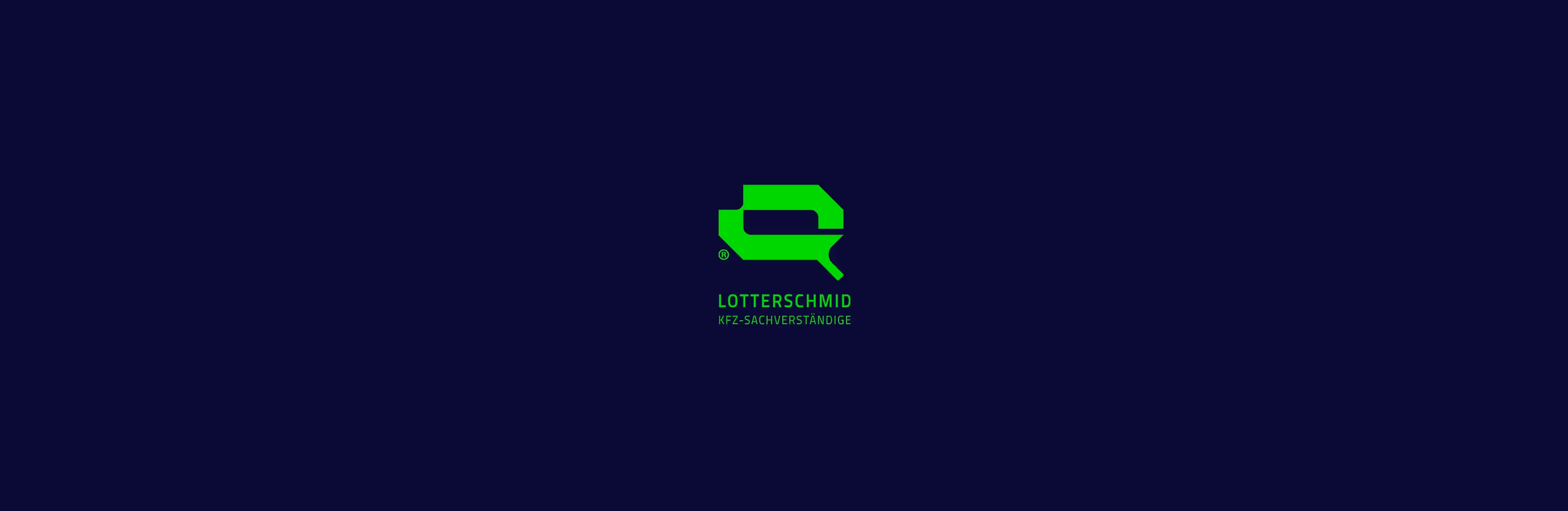 Logo von Lotterschmid auf blauem Hintergrund