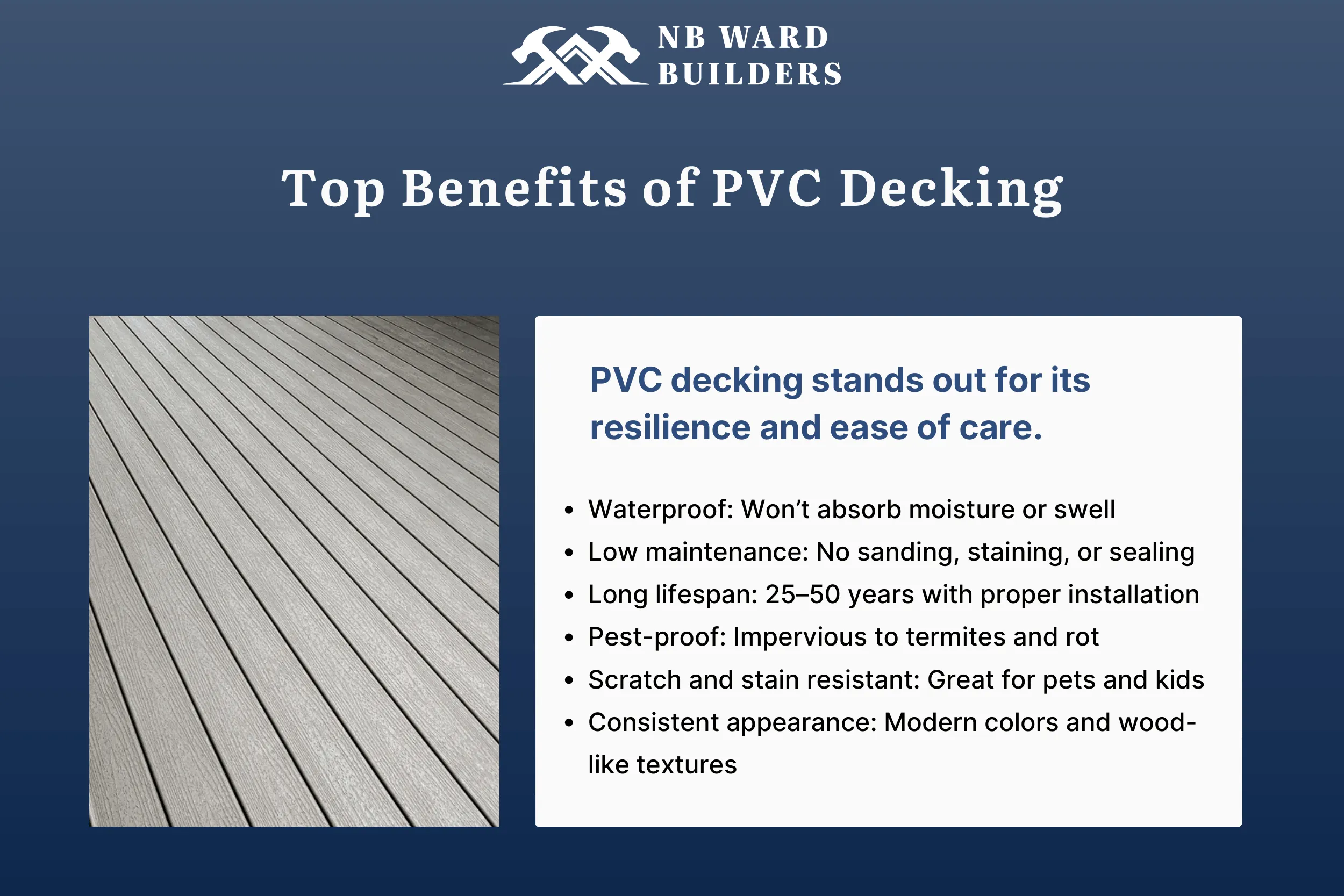 Key Benefits of PVC Decking