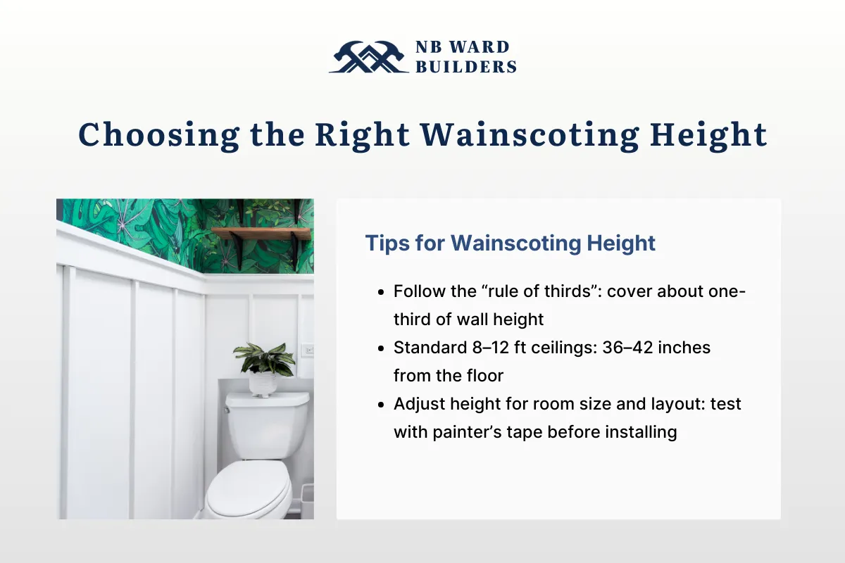 Choosing the Right Wainscoting Height