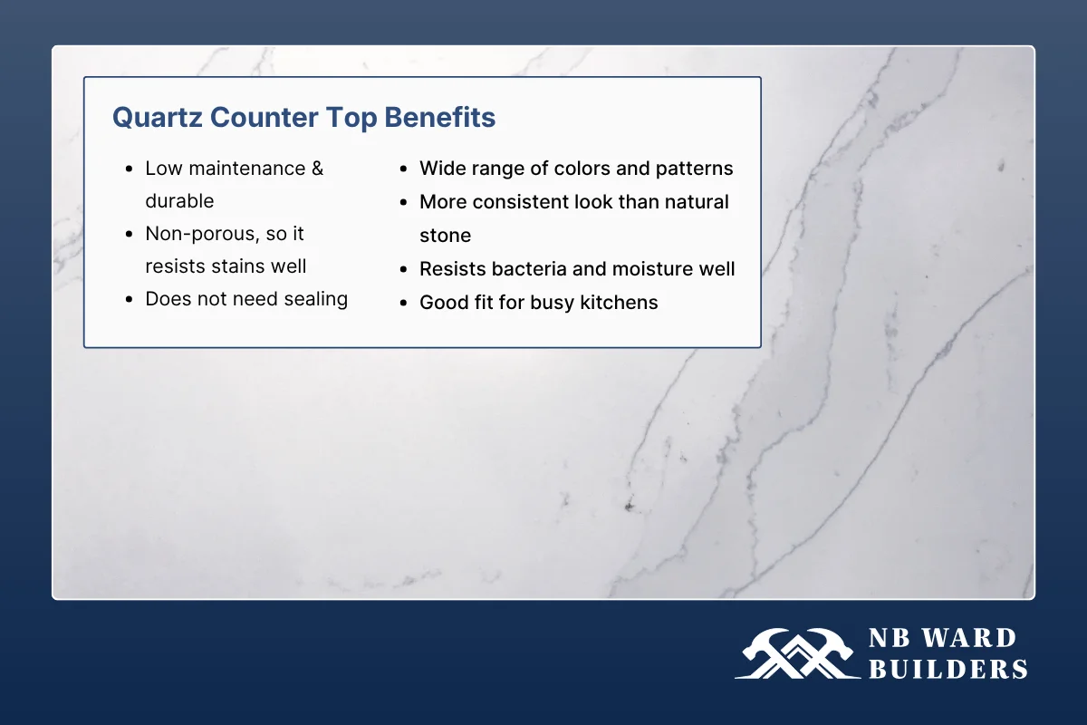 Quartz Counter Top Benefits