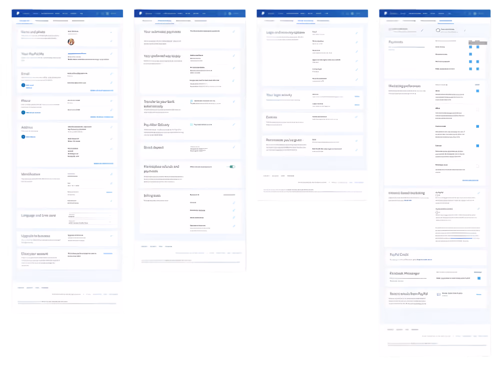PayPal cookie management pop-up with options to agree to Marketing and Essential cookies, descriptive text, and a blue Save button.