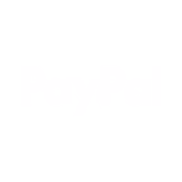 PayPal logo in white text.