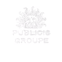 Publicis Groupe corporate logo featuring a stylized lion's head above the company name.
