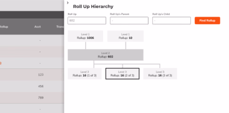 screenshot of a side panel in the UI