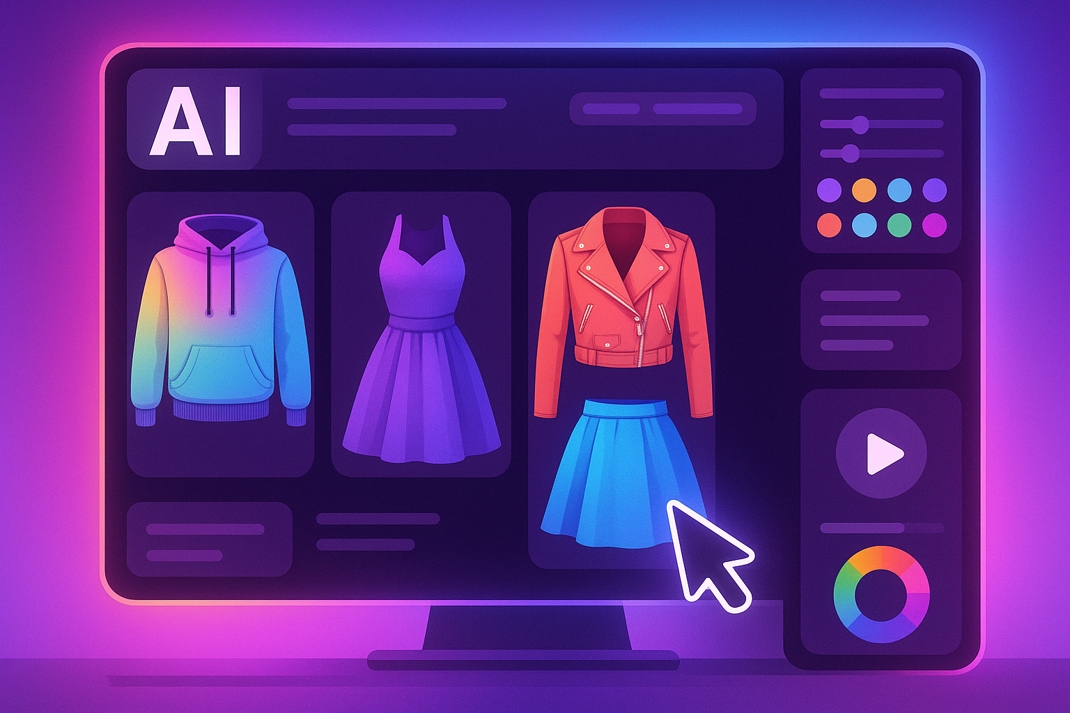 AI creating digital fashion