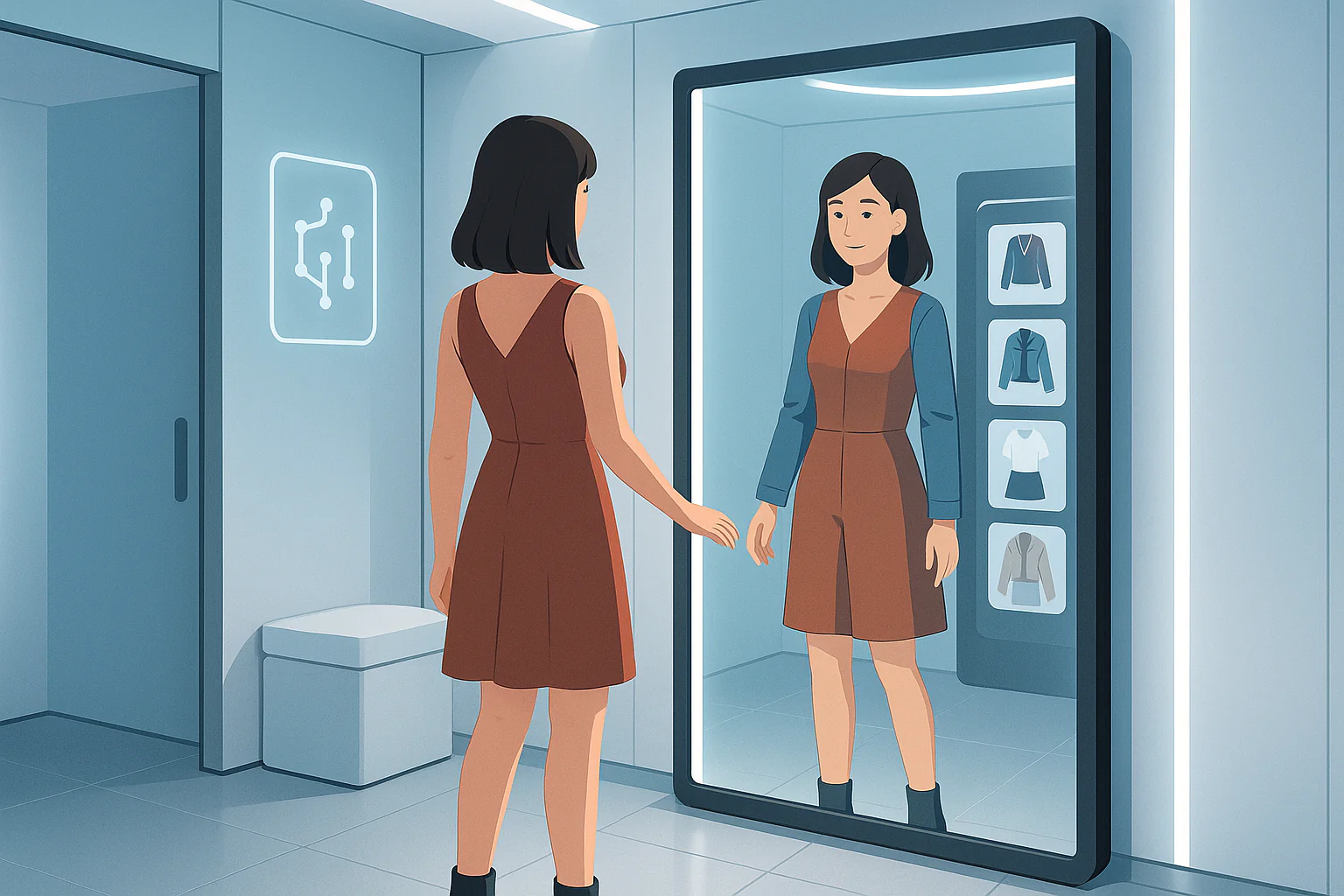 AI-powered virtual try-on experience