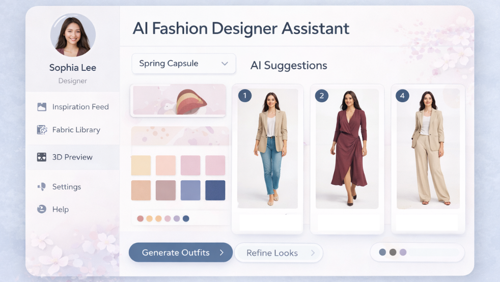 AI Fashion Designer Assistant: How AI Is Rewriting the Fashion Playbook