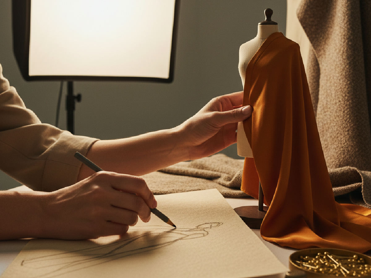 How do large fashion brands use AI mood boards?