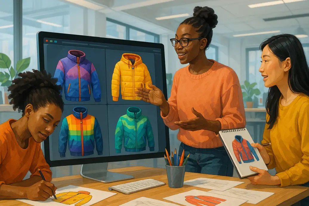 Compare the jacket design apps brands actually use to ship outerwear. Sketch, fit, tech pack, and factory handoff features ranked for small and growing labels.