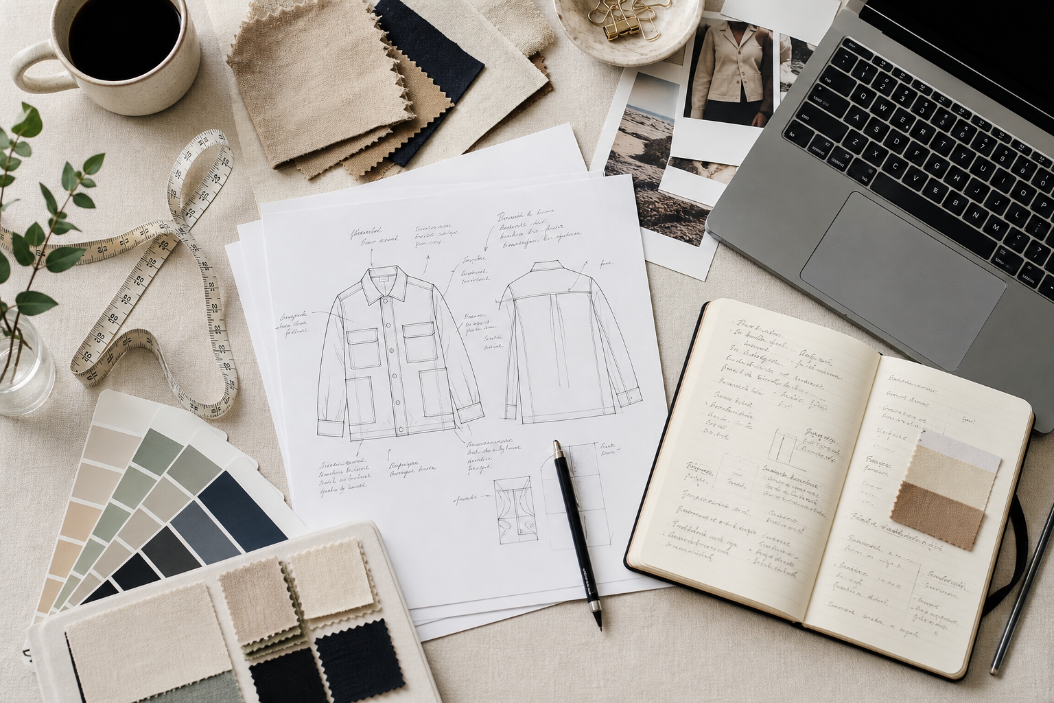 Step-by-step guide to creating a factory-ready tech pack for your fashion line in 2026: cover sheet, BOM, POM, construction, grading, and labeling, with AI shortcuts.