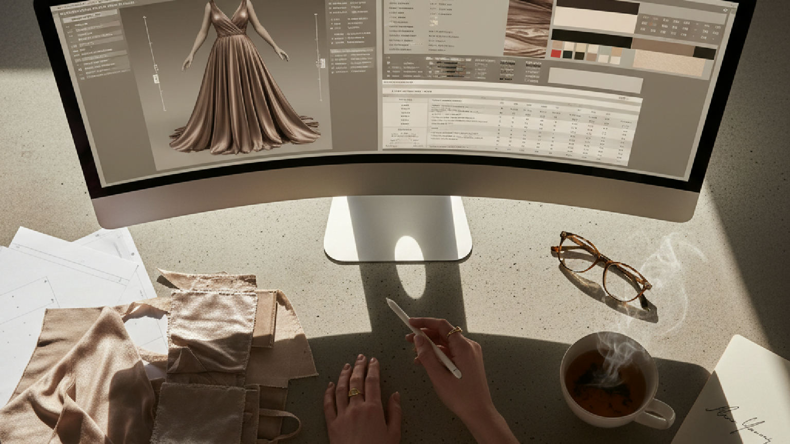 Editorial cover illustrating can ai trend intelligence reduce overproduction in fashion (trend-intelligence-wave)