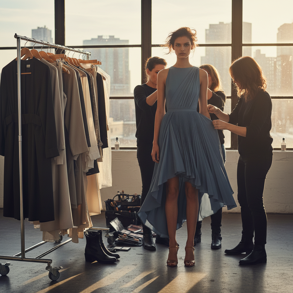 How AI Fashion Model Generators Work: figure illustrating how ai fashion model generators work in AI Fashion Model Generator: