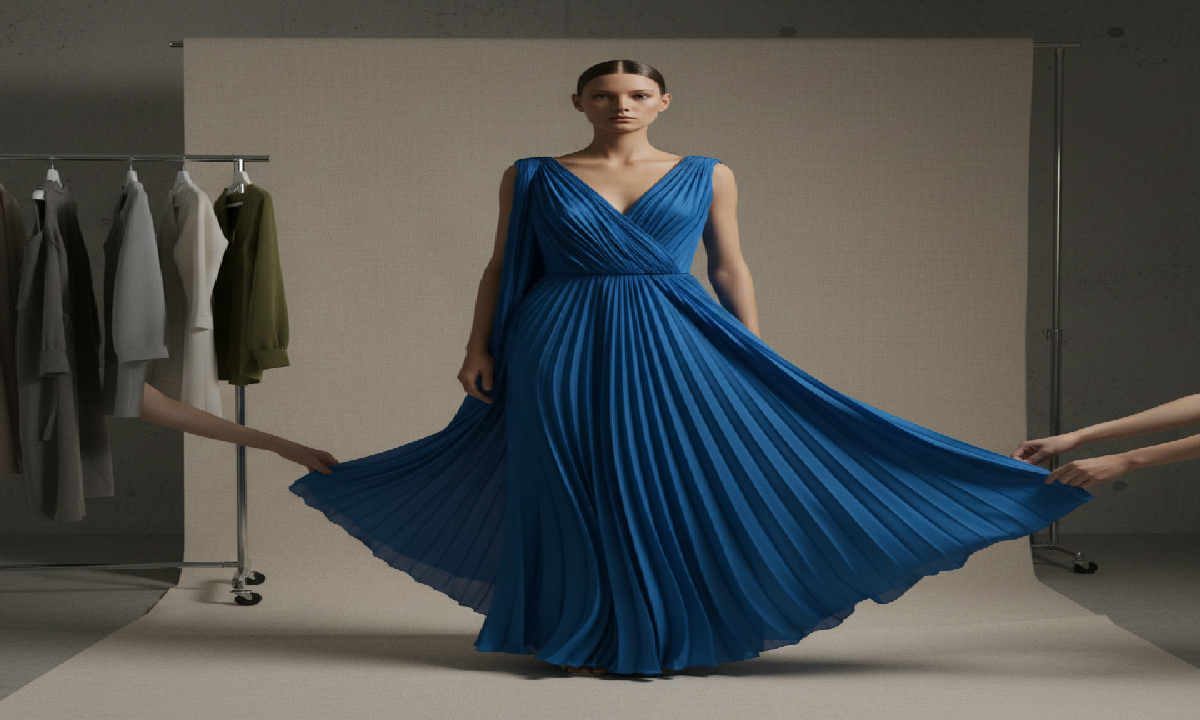 Editorial cover illustrating what is virtual model clothing