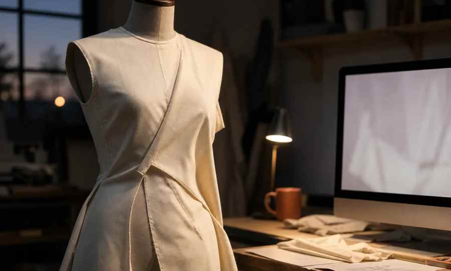 No. A 3D sample shows how a garment looks and drapes. It does not carry the measurements, tolerances, trims and callouts a factory quotes from.