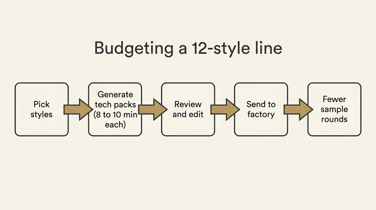 How to pick the right route for your brand: Budgeting a 12-style line chart