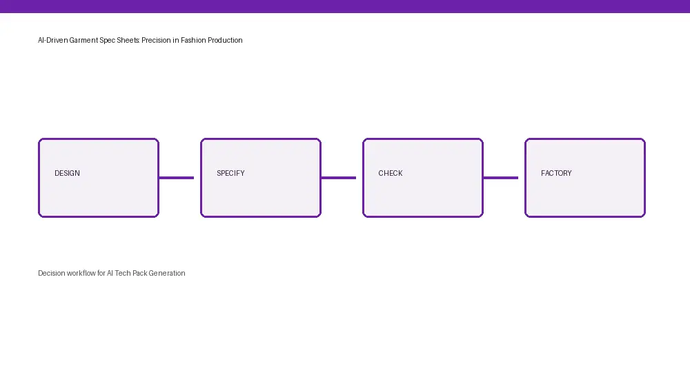 AI Tech Pack Generation workflow from input through approval and handoff
