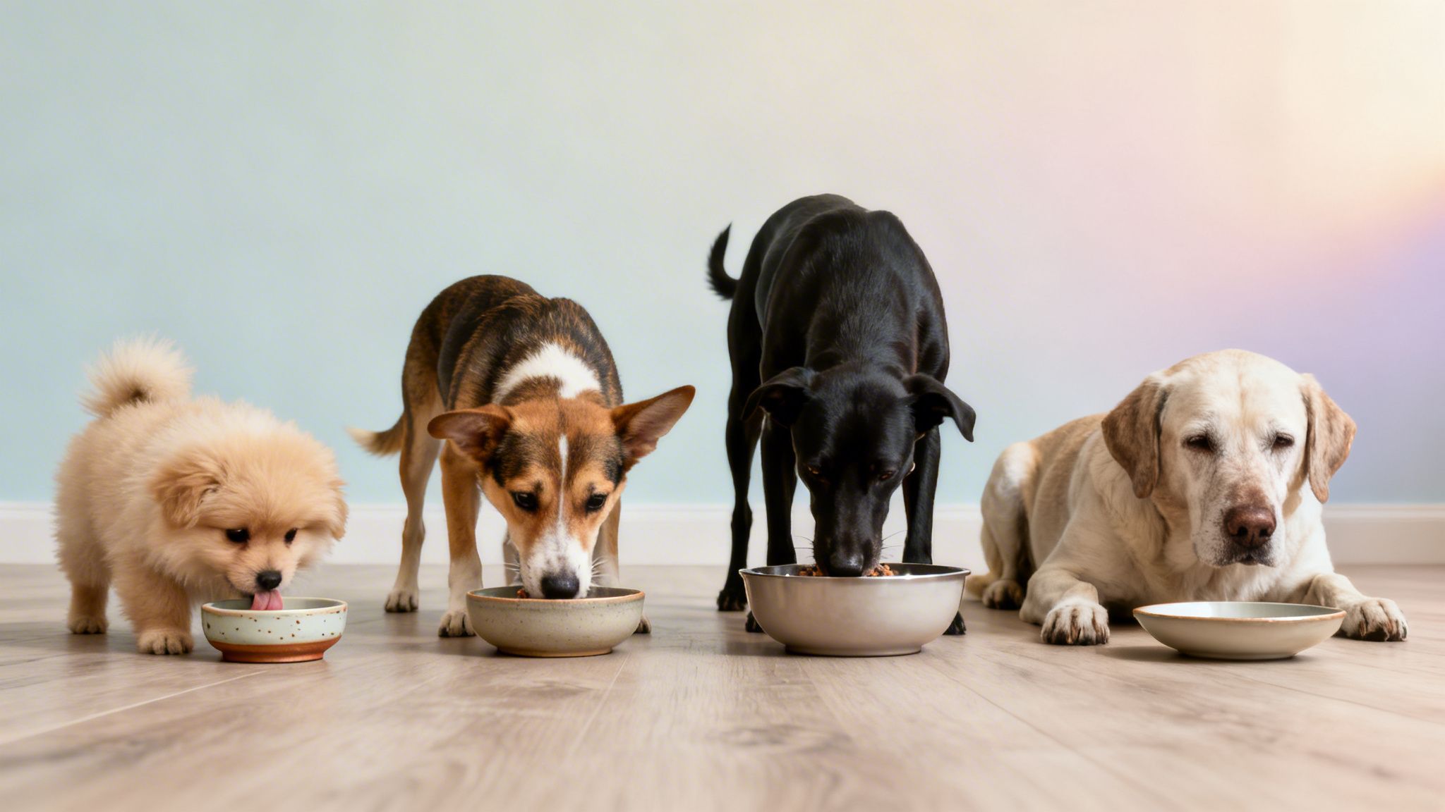 A Dog Feeding Schedule by Age From Puppy to Senior