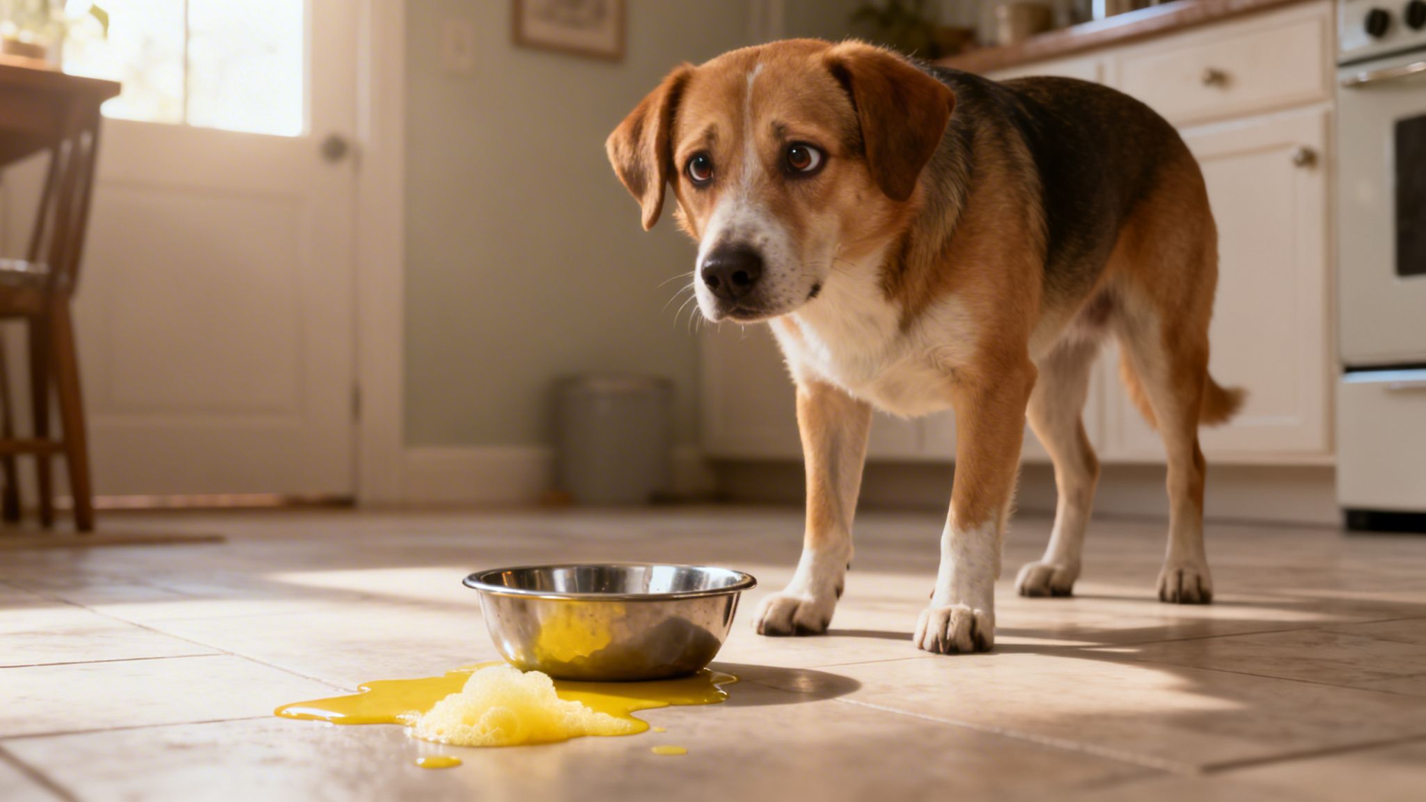 Why Is Your Dog Throwing Up Yellow Foam?