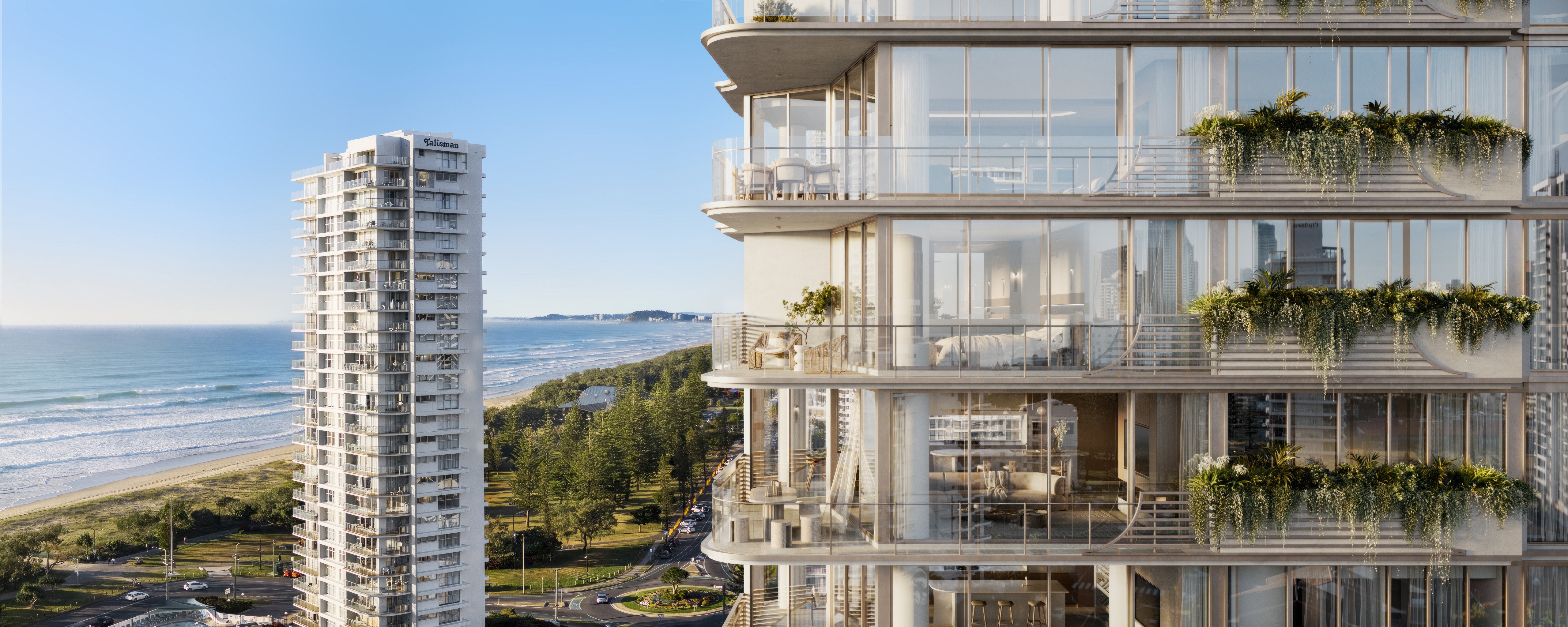 RECORD-BREAKING OVERSIZED PENTHOUSES UNDERWAY AT ONE OF QUEENSLAND'S BEST BEACHES