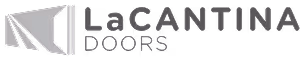 LaCantina Doors logo featuring stylized door panels and text.
