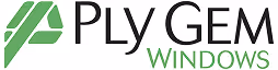 PlyGem logo with green and black text.