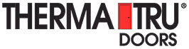 Therma-Tru Doors logo with stylized red and black text.