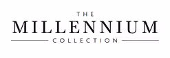 The Millennium Collection logo with stylized text and a horizontal line beneath.