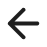 Left-pointing black arrow icon on a white background.