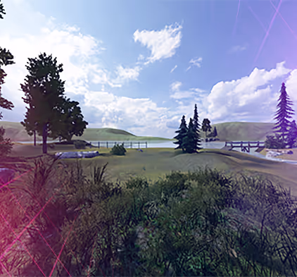 Bildauschnitt von VR-Film VRelaxaMind