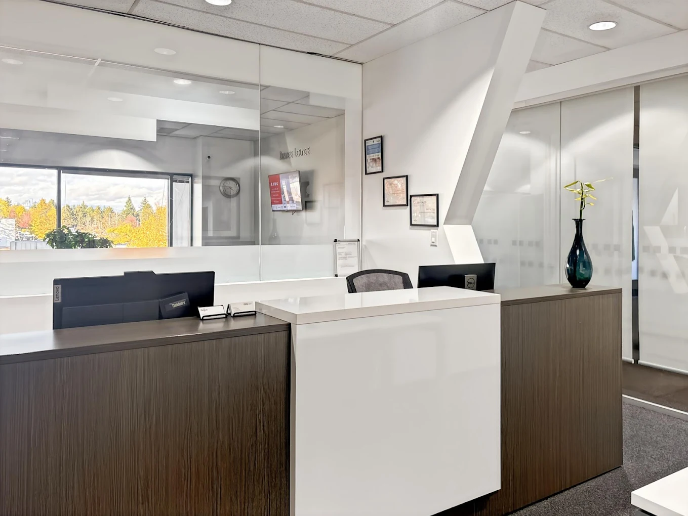 Brookside CPA office reception, Surrey BC