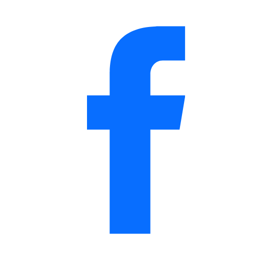 Facebook social media platform icon.