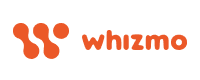 Whizmo brand logo with stylized orange icon and text.