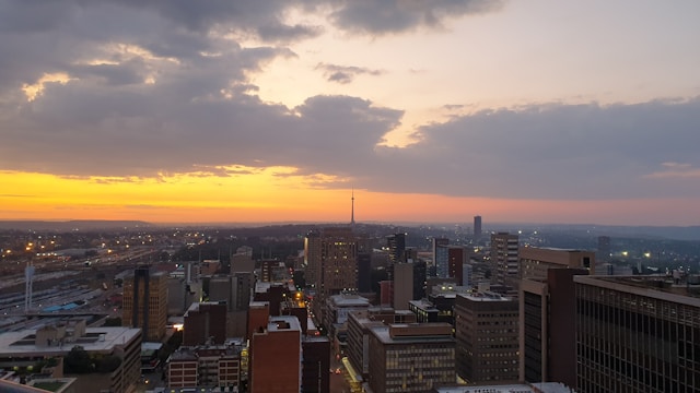 Drone photo of Sub-Saharan city